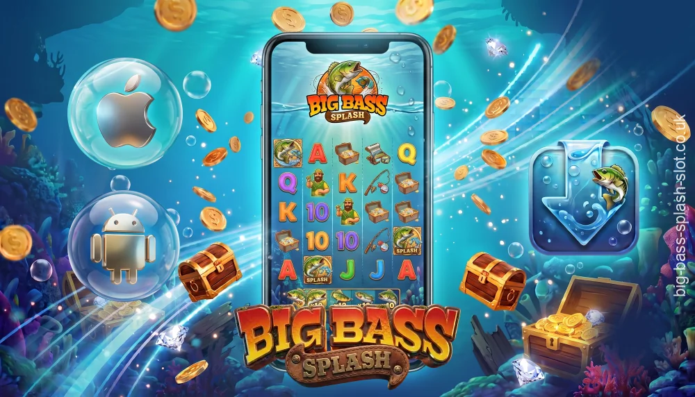 Android and iOS players can access Big Bass Splash through their casino's mobile application
